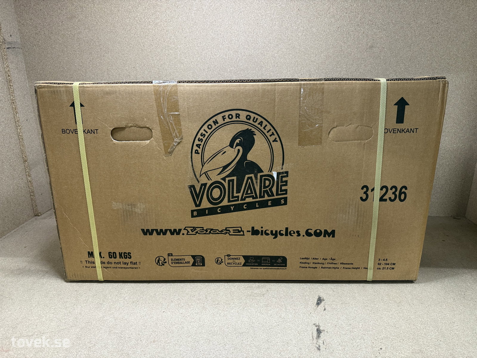 Barncykel, Volare, 31236 på auktion i Ätran hos Toveks Auktioner