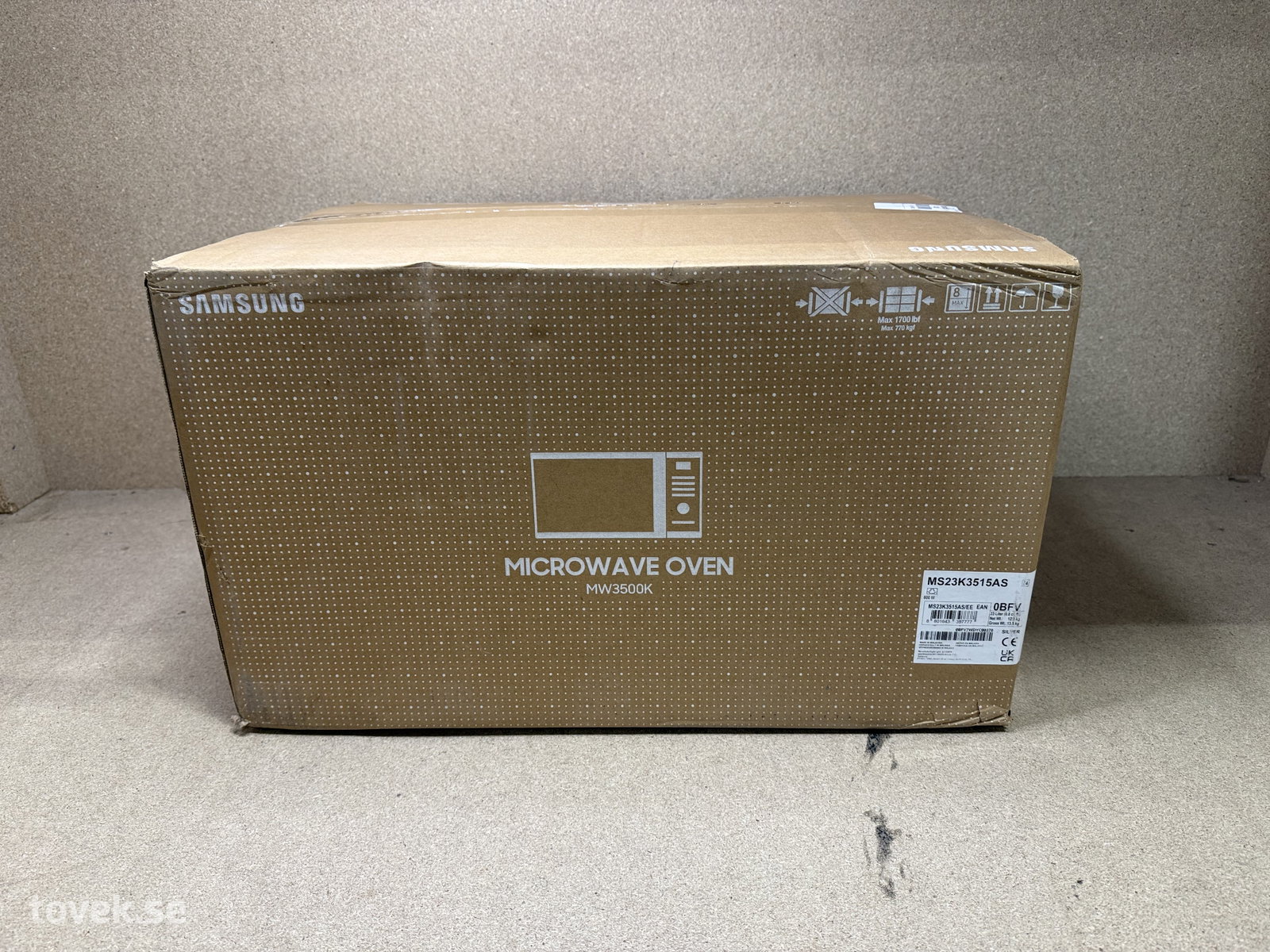 Mikrovågsugn, Samsung, MS23K3515AS på auktion i Ätran hos Toveks Auktioner