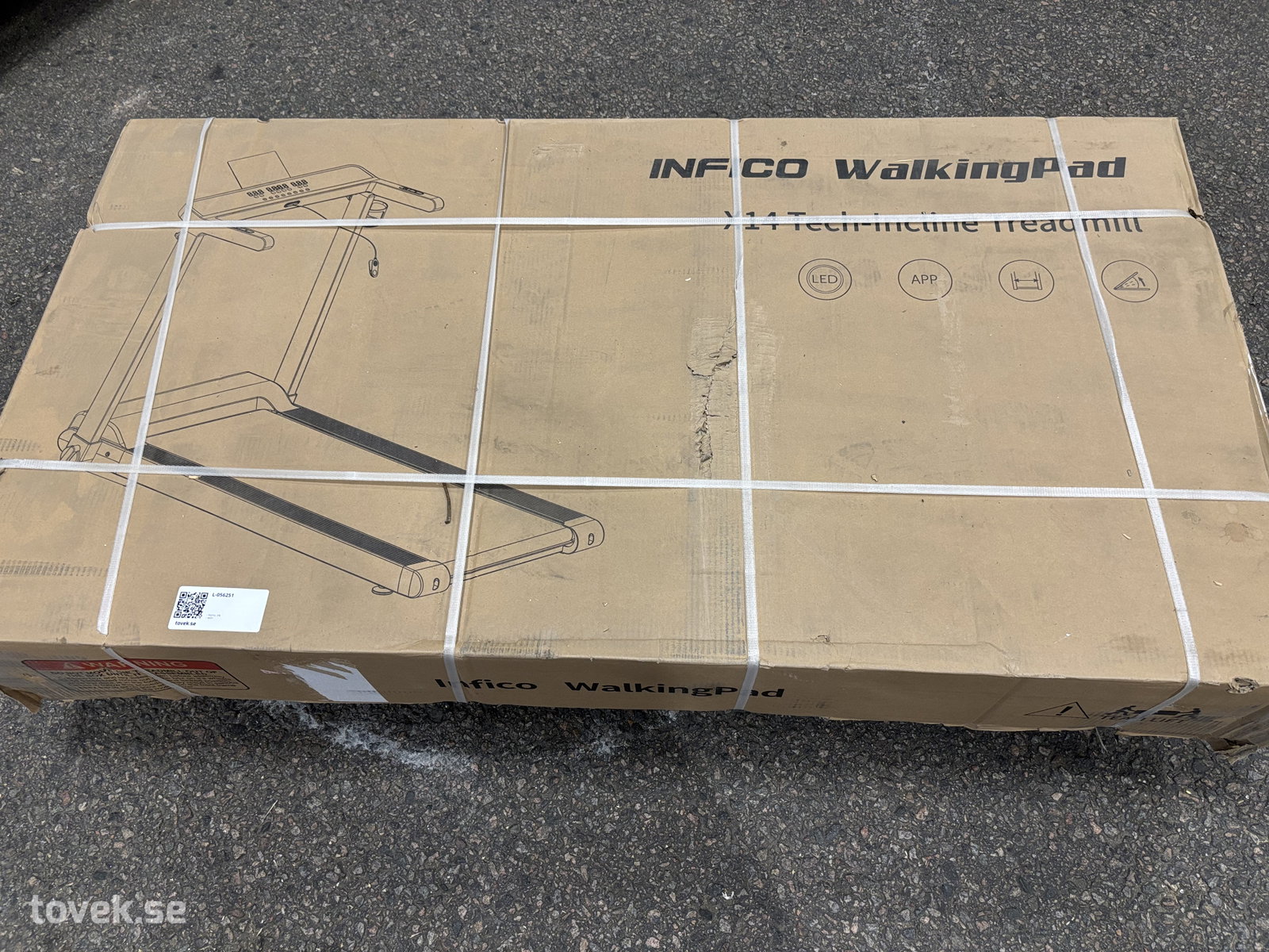 Löpband Infico WalkingPad X 14 Tech-Incline på auktion i Ätran hos Toveks Auktioner