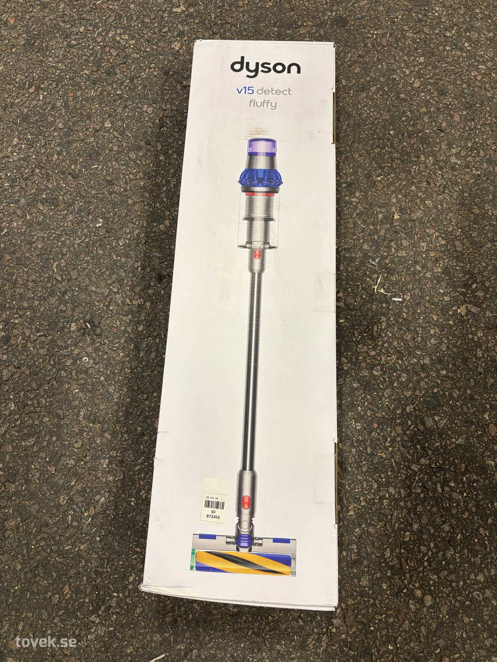 Skaftdammsugare Dyson v15 Detect Fluffy på auktion i Ätran hos Toveks Auktioner