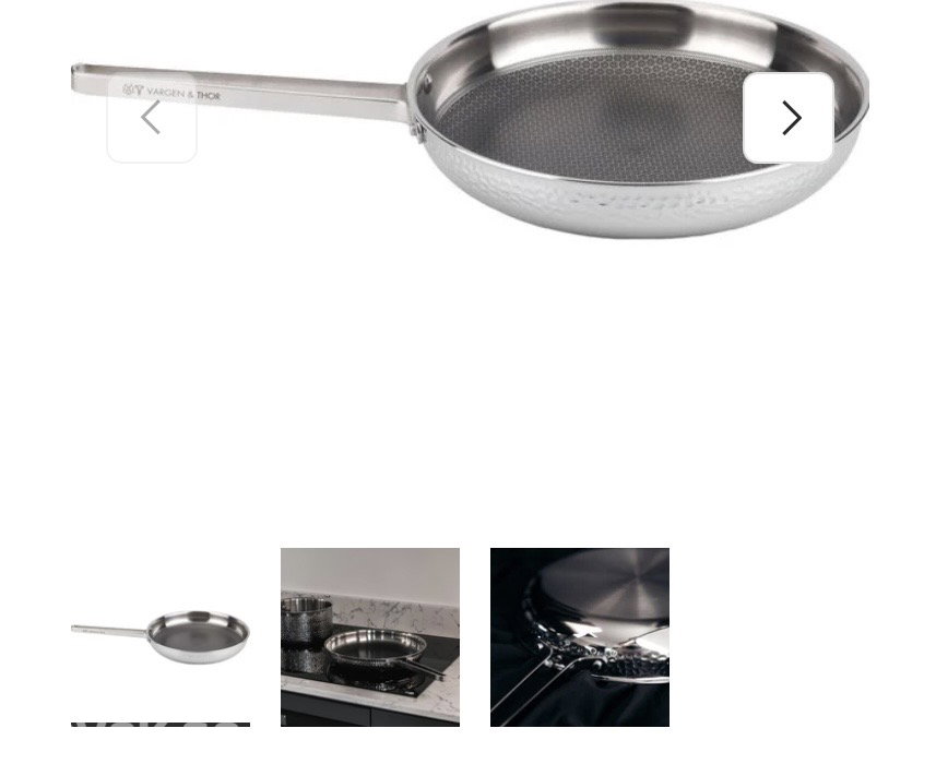 Stekpannor 4 st Vargen & Thor Model MB på auktion i Tuna Hästberg, Idkerberget hos Toveks Auktioner