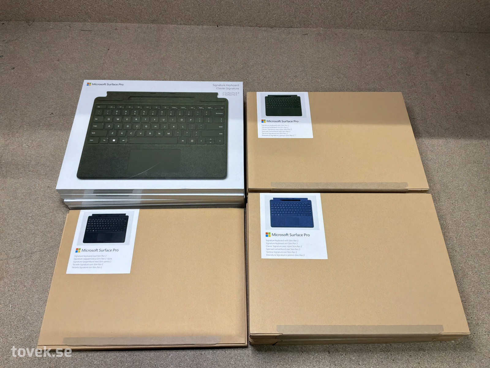 Tangentbord, Microsoft, Surface Pro, 15st på auktion i Ätran hos Toveks Auktioner