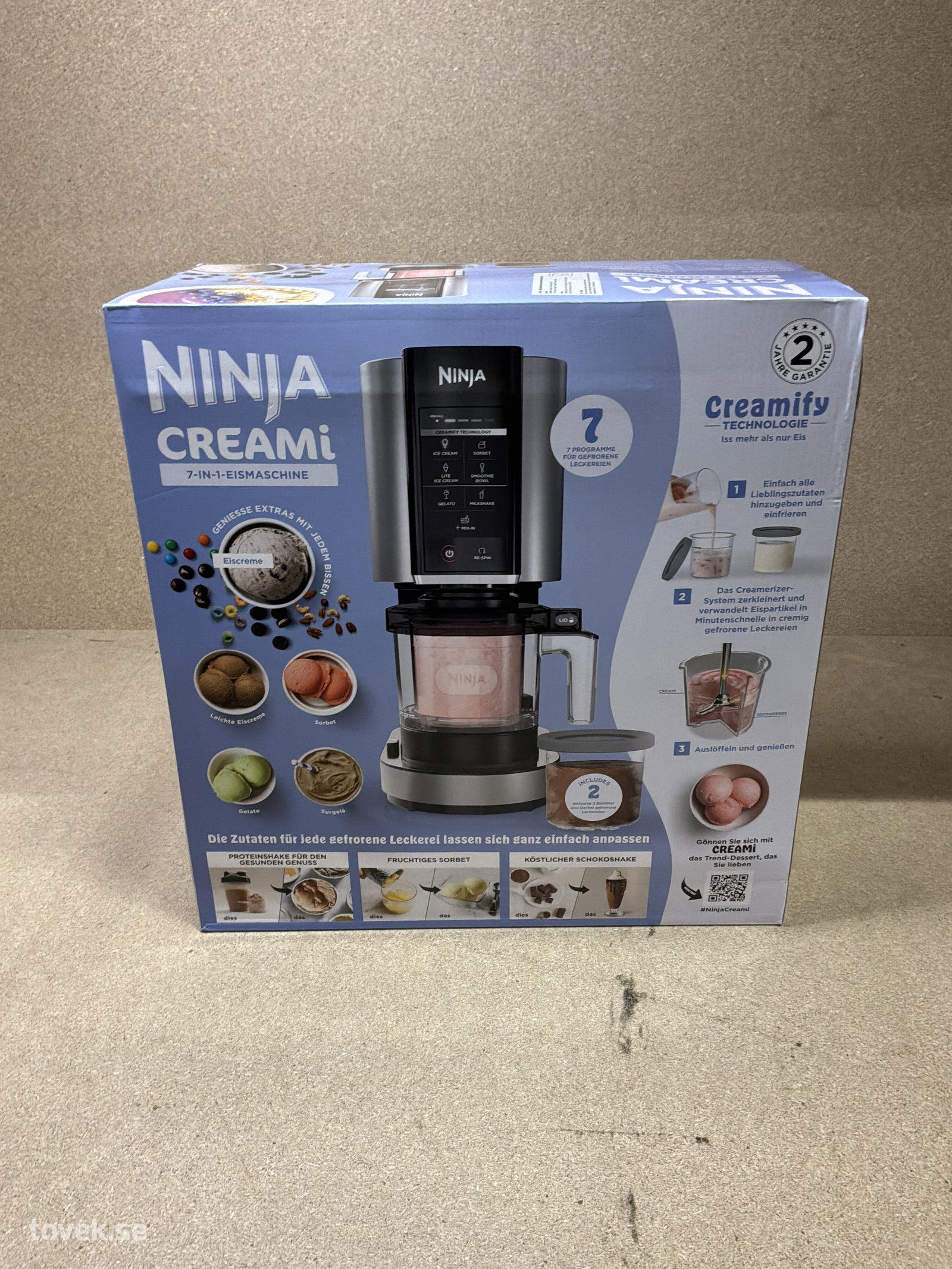 Glassmaskin, Ninja, Creami NC302EU på auktion i Ätran hos Toveks Auktioner