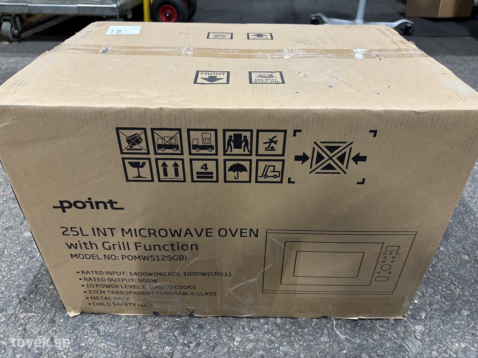 Integrerad mikrovågsugn Point POMW5125GBI på auktion i Ätran hos Toveks Auktioner