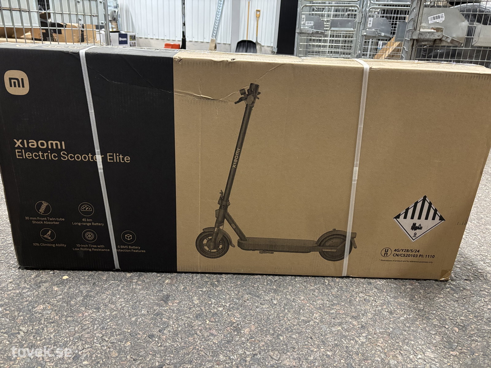 Elsparkcykel XIAOMI på auktion i Ätran hos Toveks Auktioner