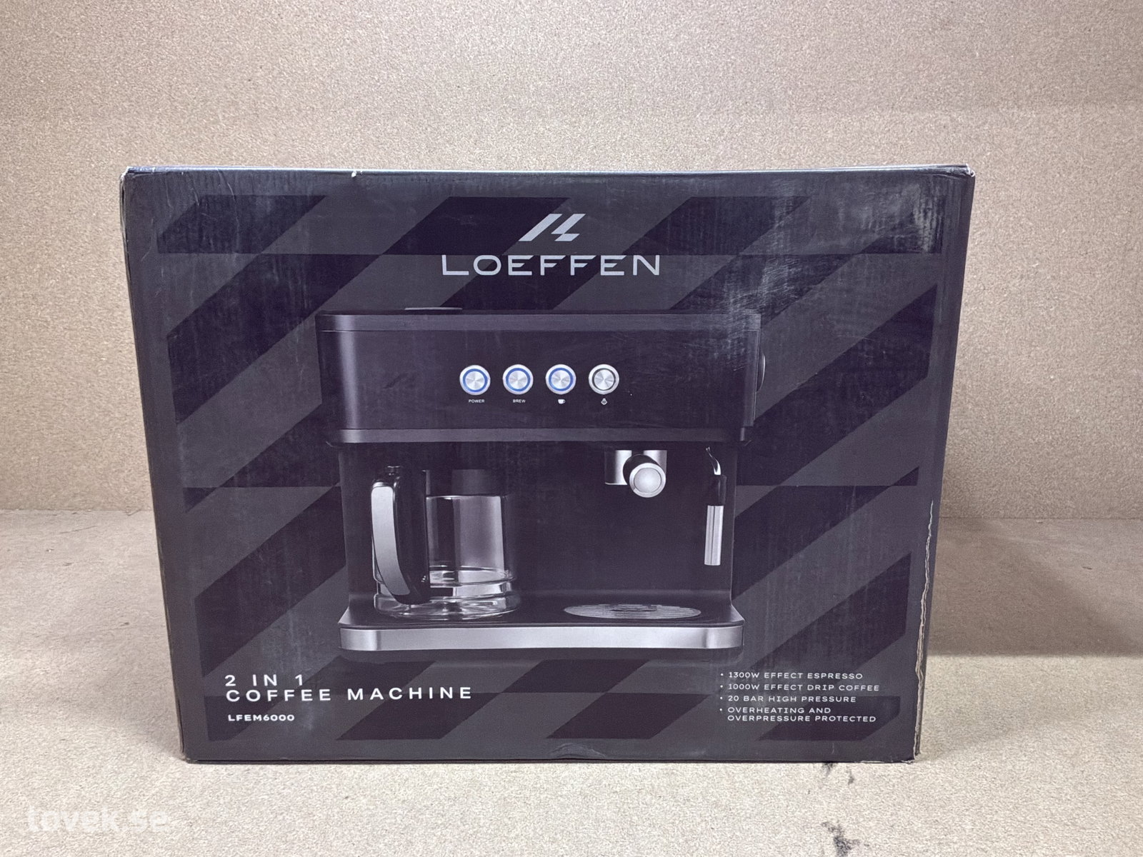 Kaffemaskin, Loeffen, LFEM6000 på auktion i Ätran hos Toveks Auktioner