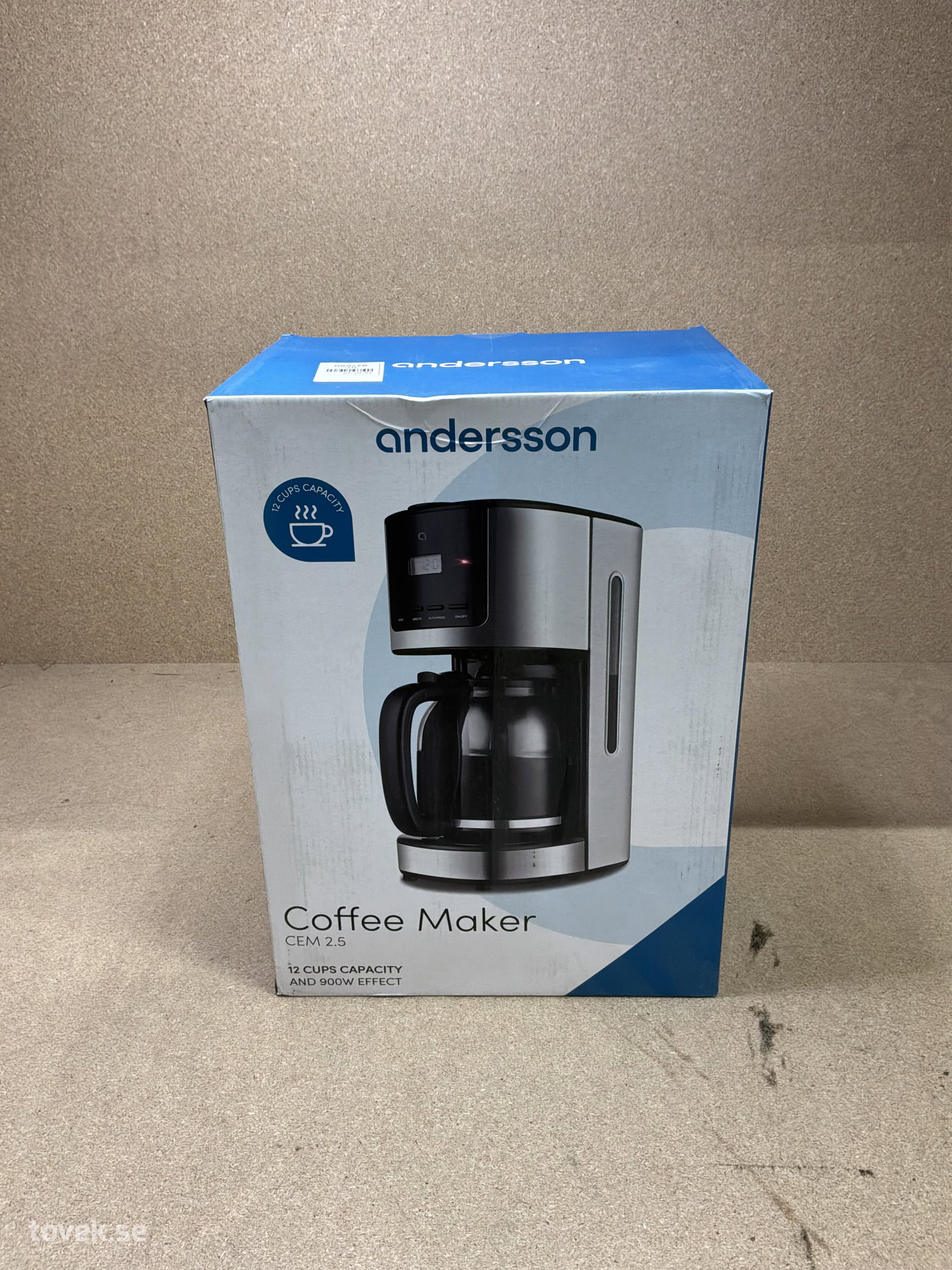 Kaffebryggare, Andersson, CEM 2.5 på auktion i Ätran hos Toveks Auktioner