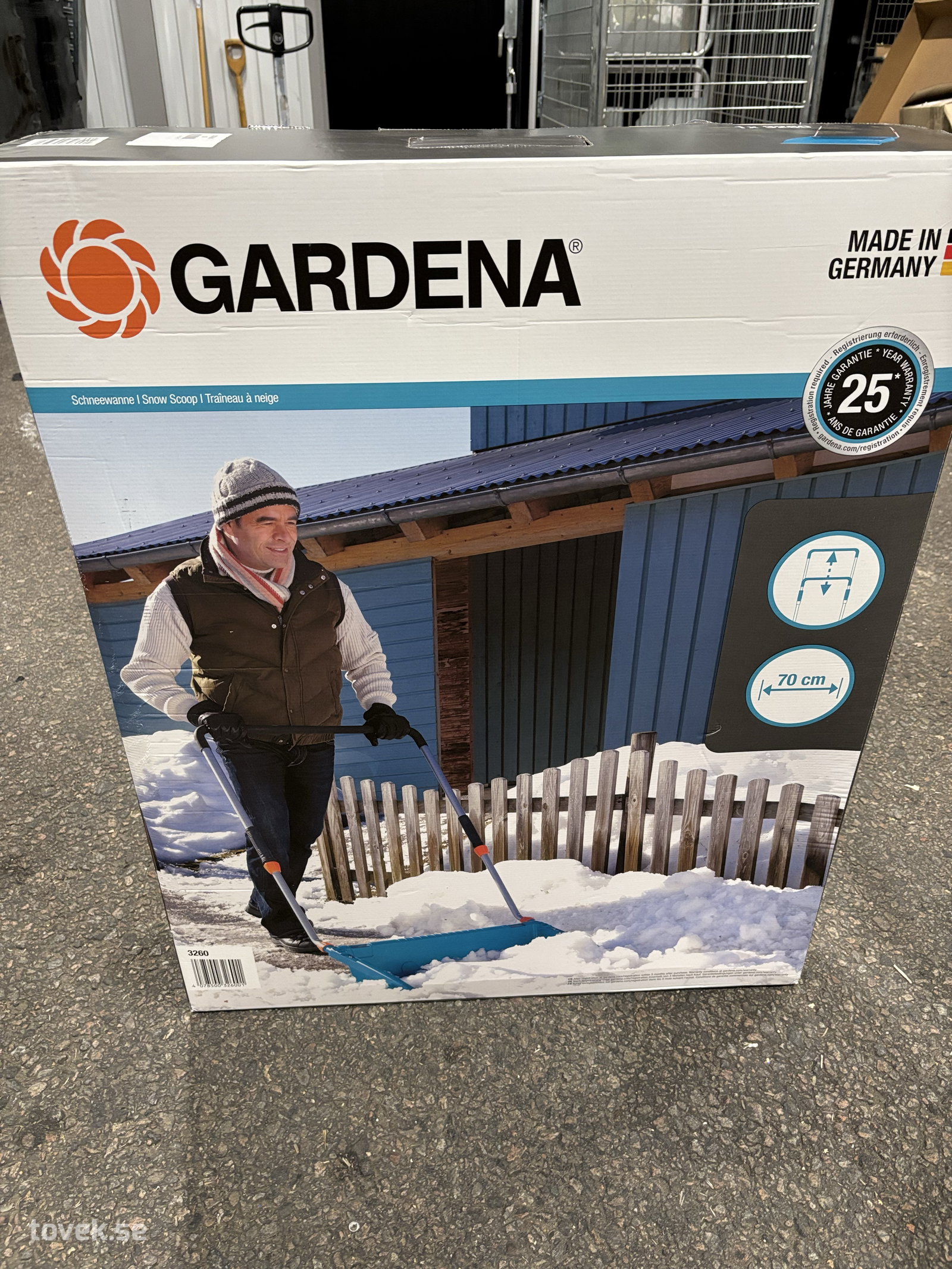 Snösläde Gardena 70cm på auktion i Ätran hos Toveks Auktioner