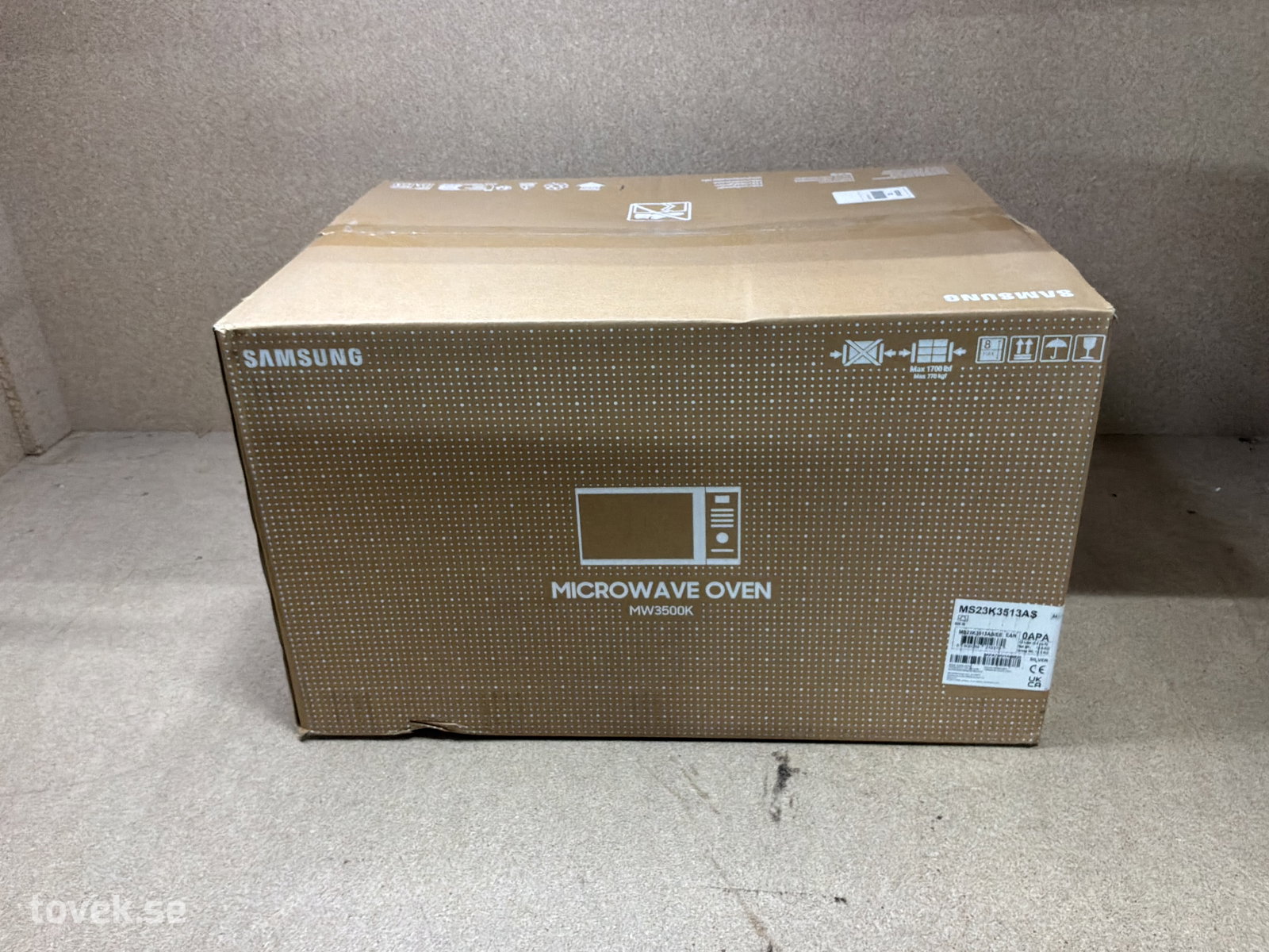 Mikrovågsung, Samsung, MW3500K MS23K3513AS på auktion i Ätran hos Toveks Auktioner
