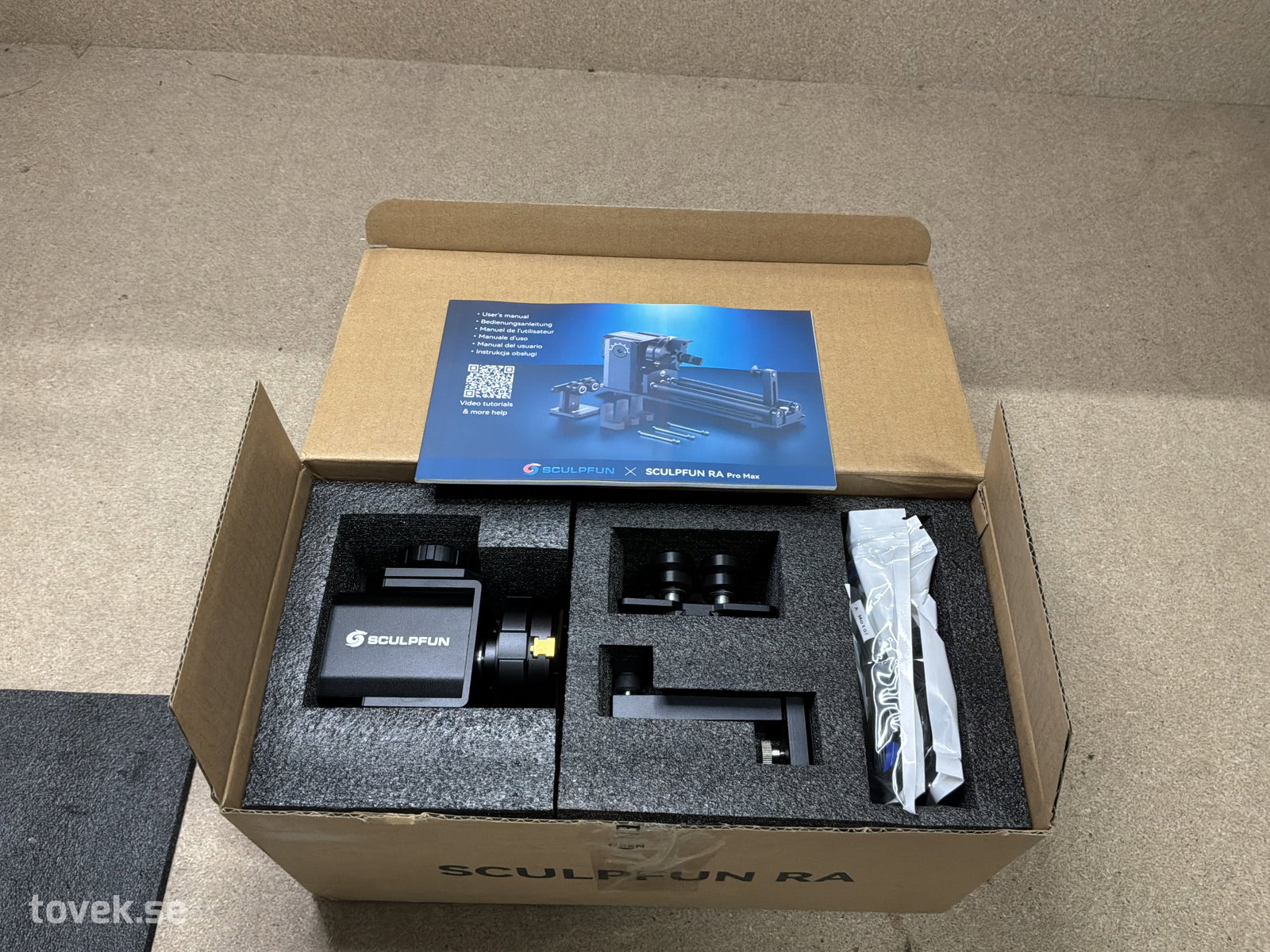 Sculpfuna RA Pro Max, bruten förpackning på auktion i Ätran hos Toveks Auktioner