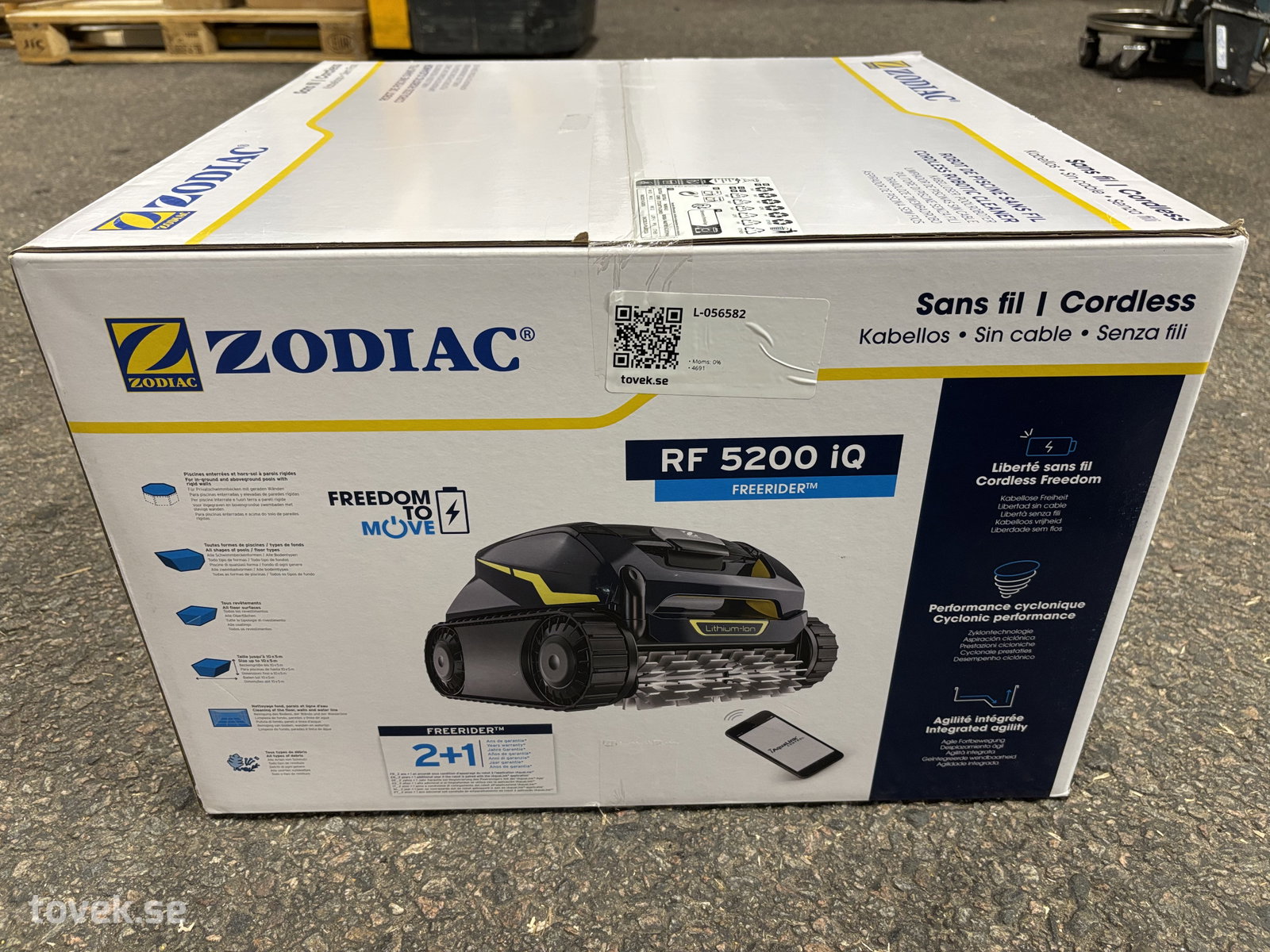 Poolrobot Zobiac RF 5200 iQ på auktion i Ätran hos Toveks Auktioner