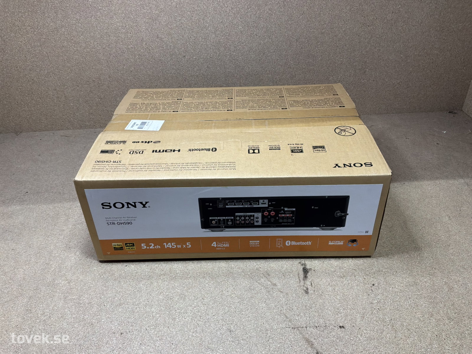 Hemmabioreceiver, Sony, STR-DH590 på auktion i Ätran hos Toveks Auktioner