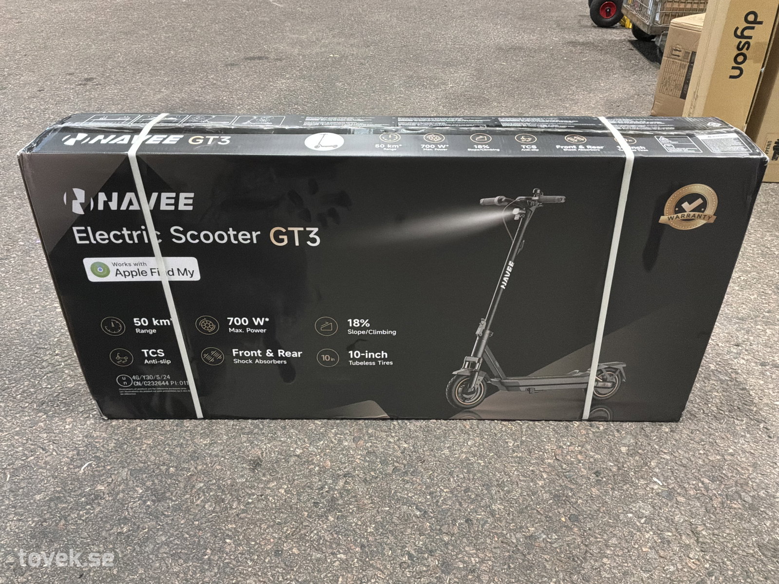 Elsparkcykel, Navee, GT3 på auktion i Ätran hos Toveks Auktioner