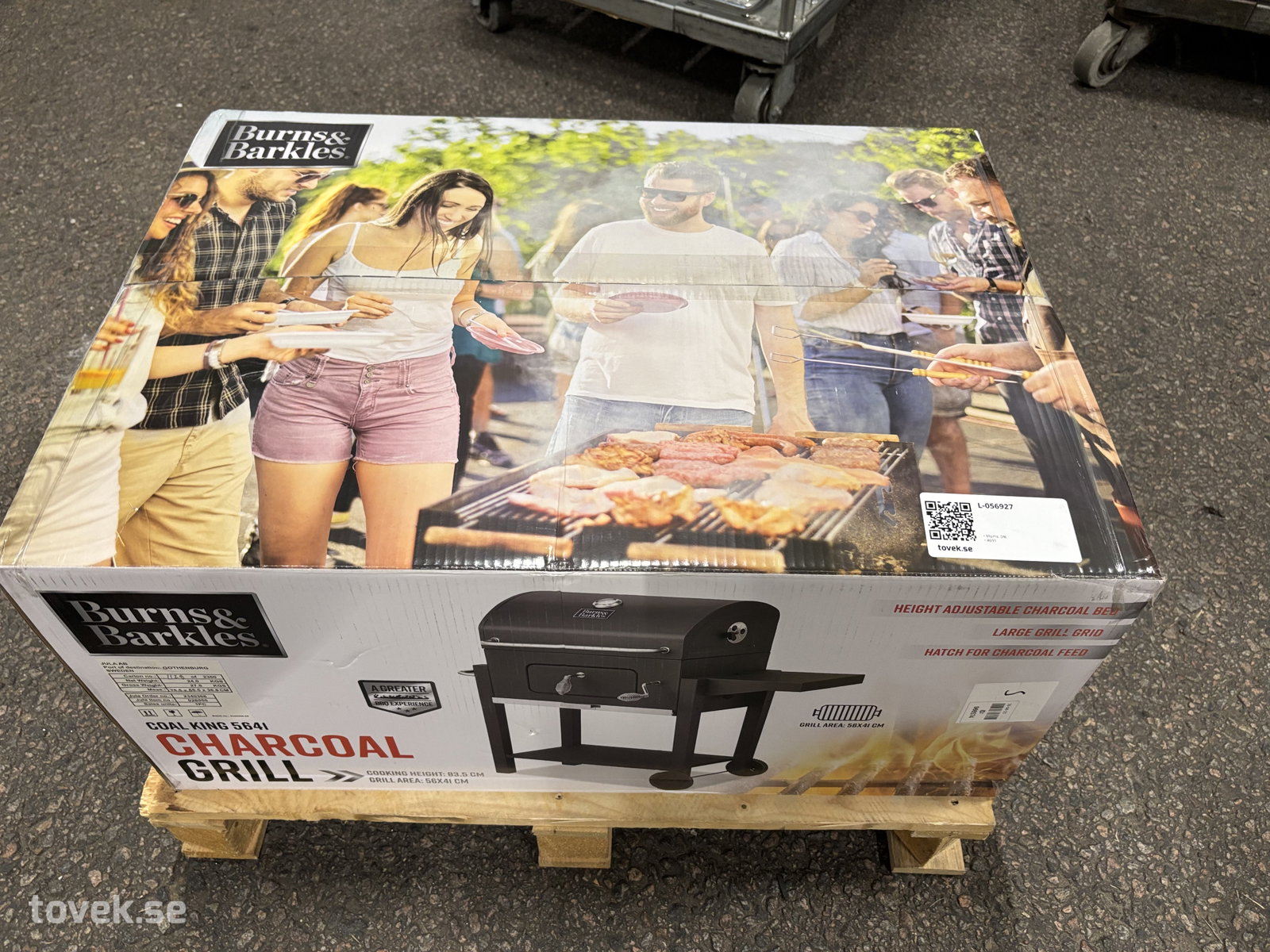 Kolgrill Burns & Bar på auktion i Ätran hos Toveks Auktioner