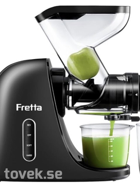 Juicemaskin Fretta Slow Juicer på auktion i Tuna Hästberg, Idkerberget hos Toveks Auktioner