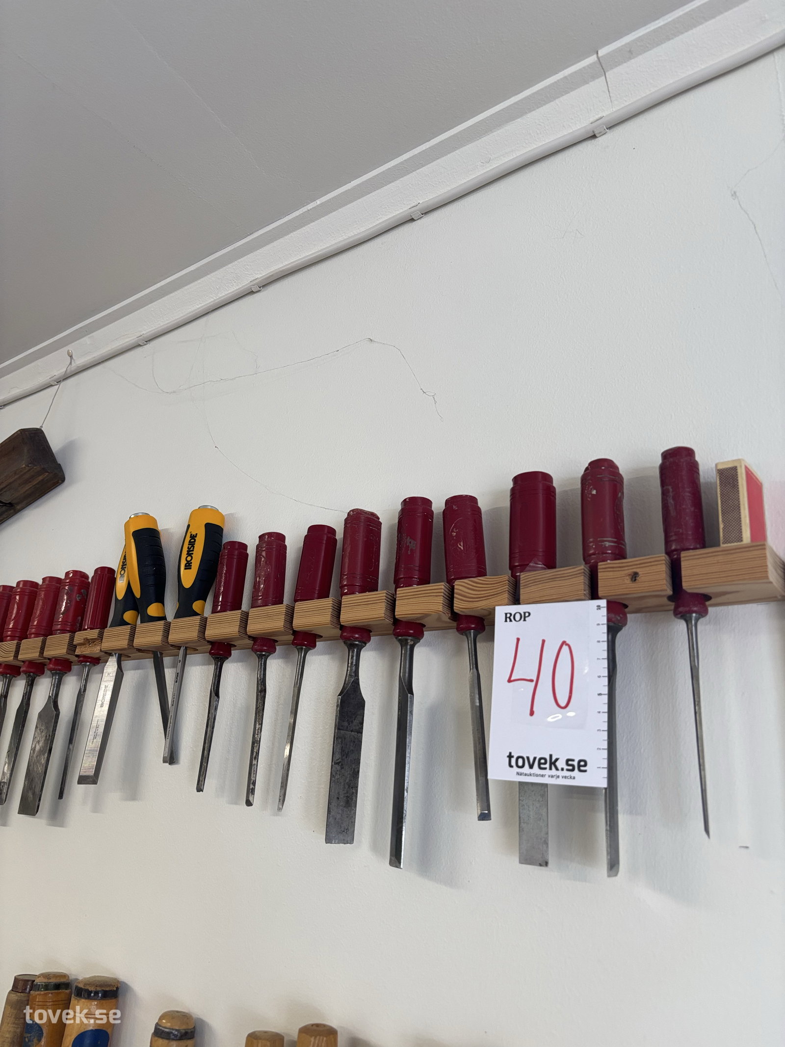 Stämjärn på auktion i Sundsvall hos Toveks Auktioner