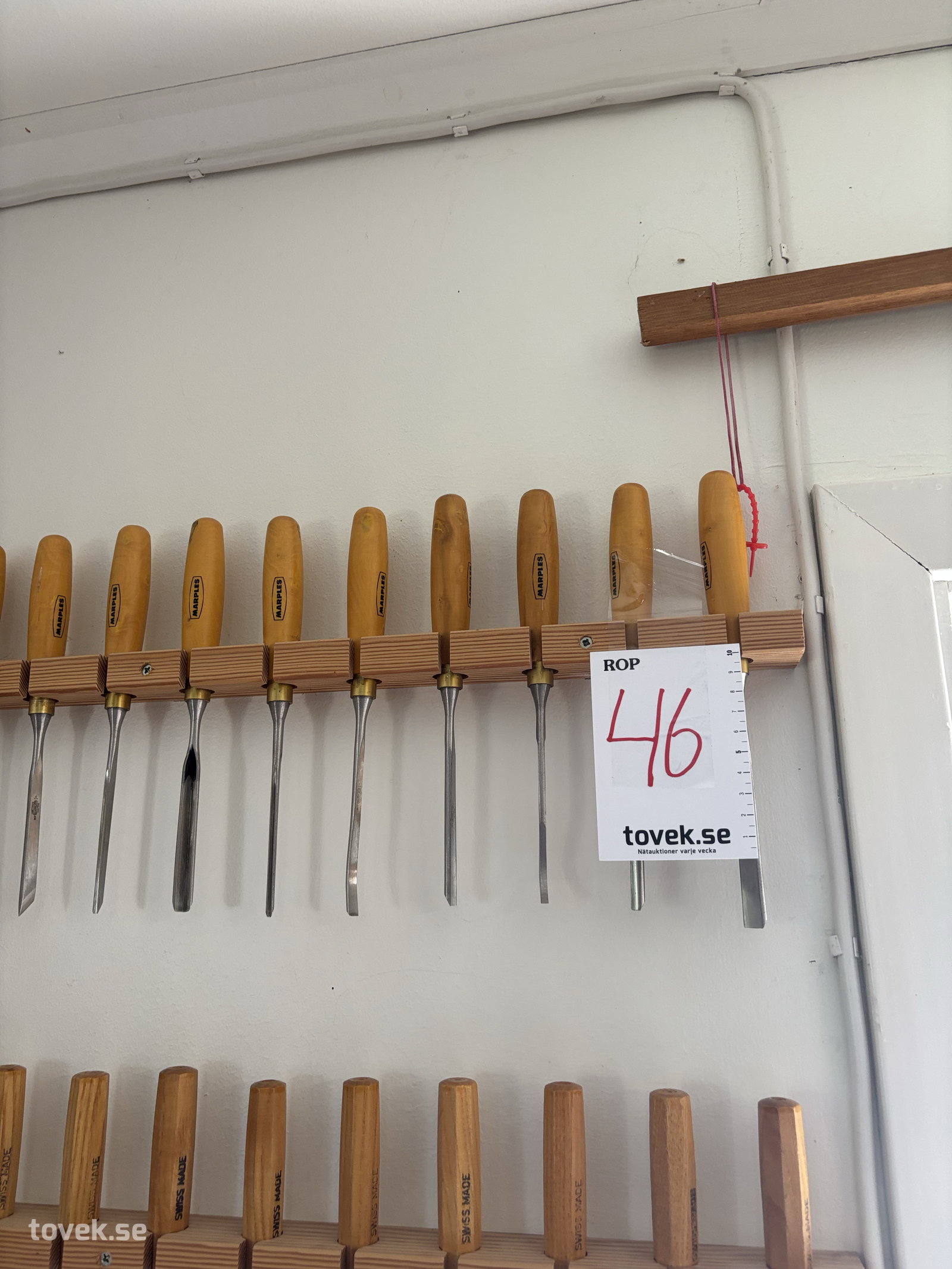 Snideriverktyg på auktion i Sundsvall hos Toveks Auktioner