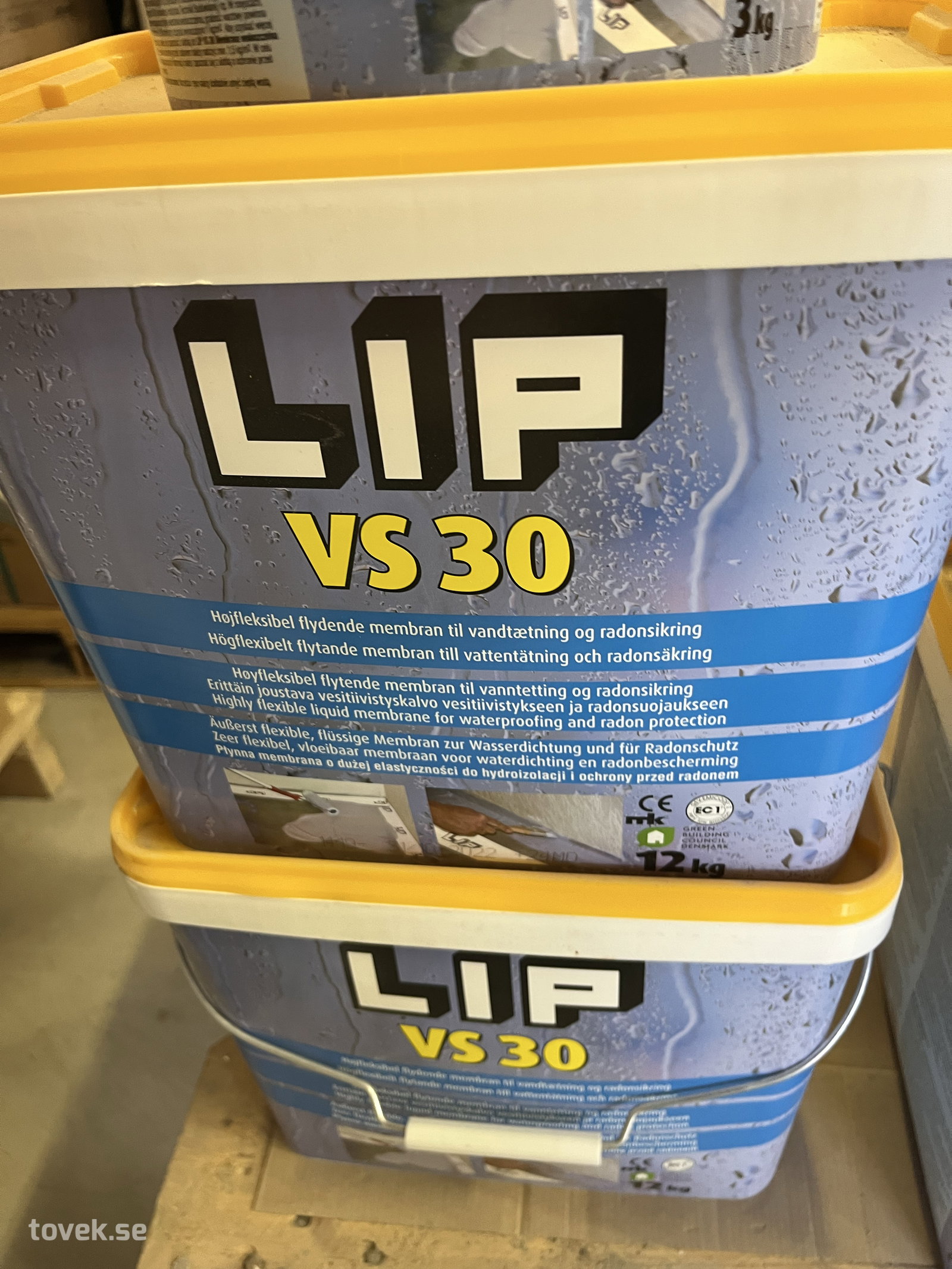 3st LIP VS 30 högflexibelt vattentätningsmembran på auktion i Östersund hos Toveks Auktioner