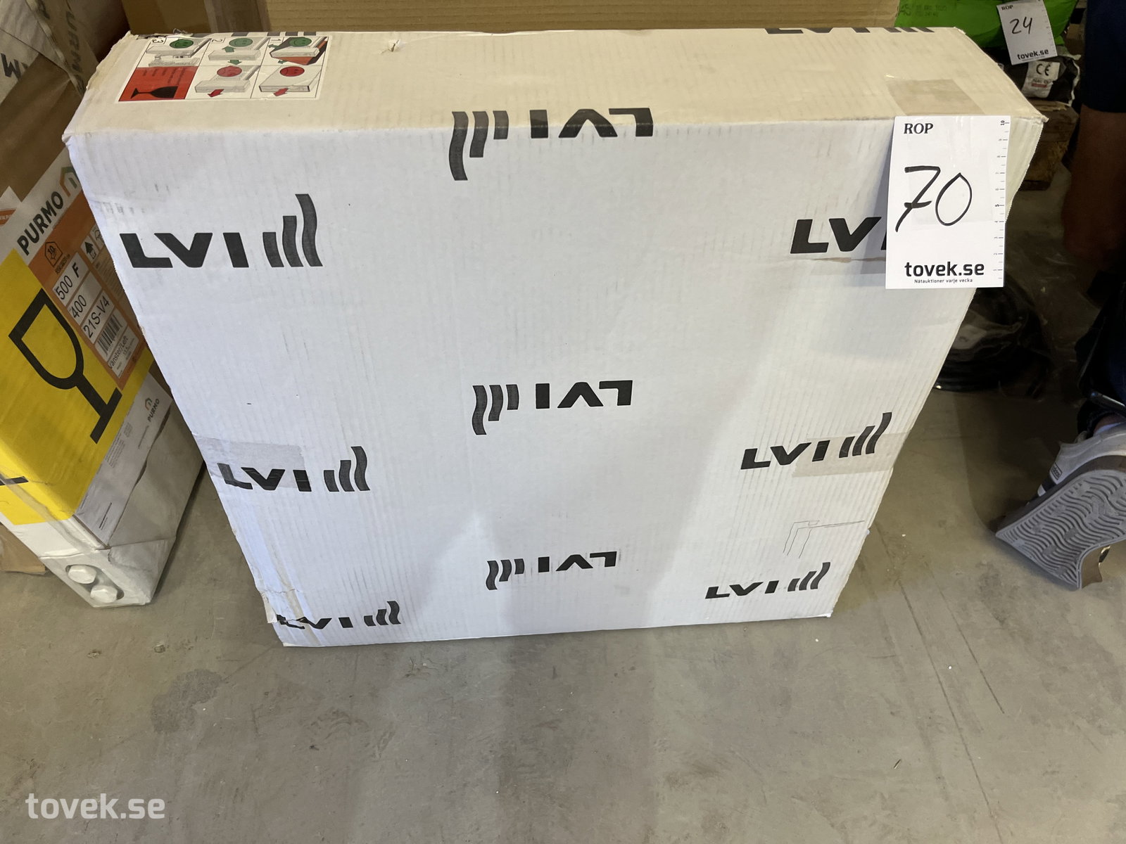 Oljefylld elradiator 750 W, 230 V på auktion i Östersund hos Toveks Auktioner