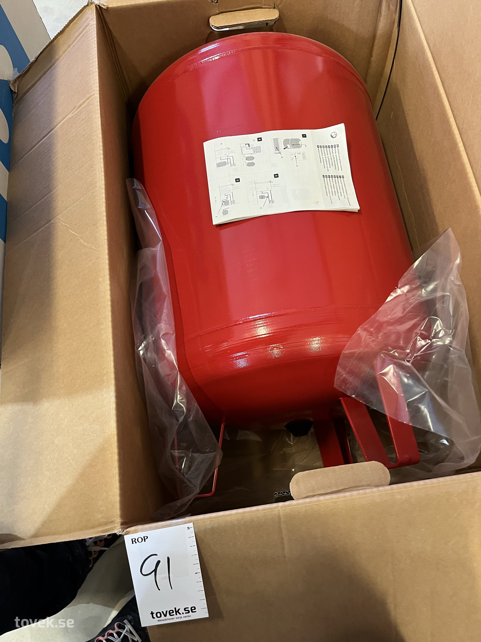 Tryckkärl på auktion i Östersund hos Toveks Auktioner