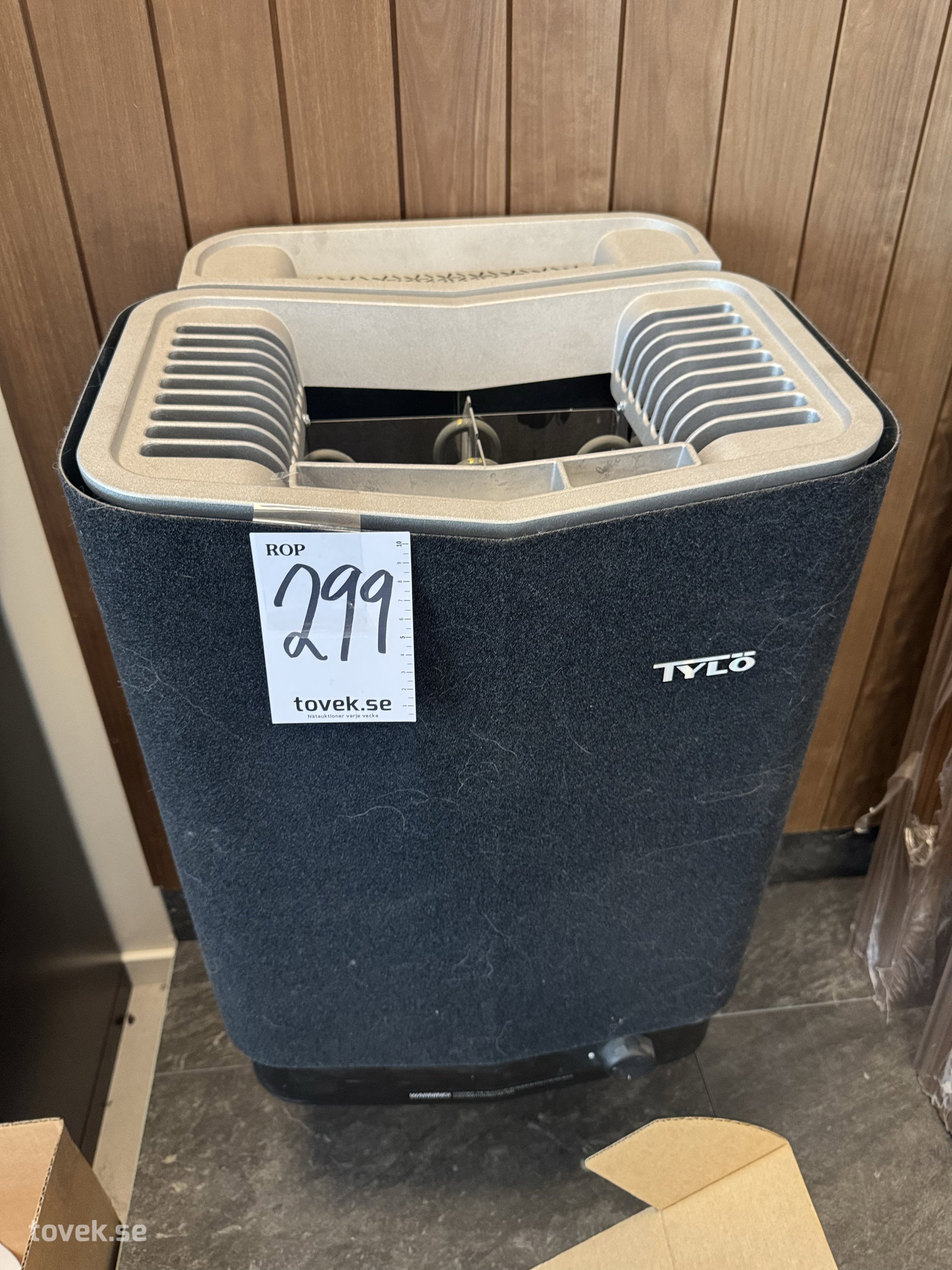 Tylö Sense Combi 8 Elite 8 kW kombiaggregat för bastu på auktion i Östersund hos Toveks Auktioner