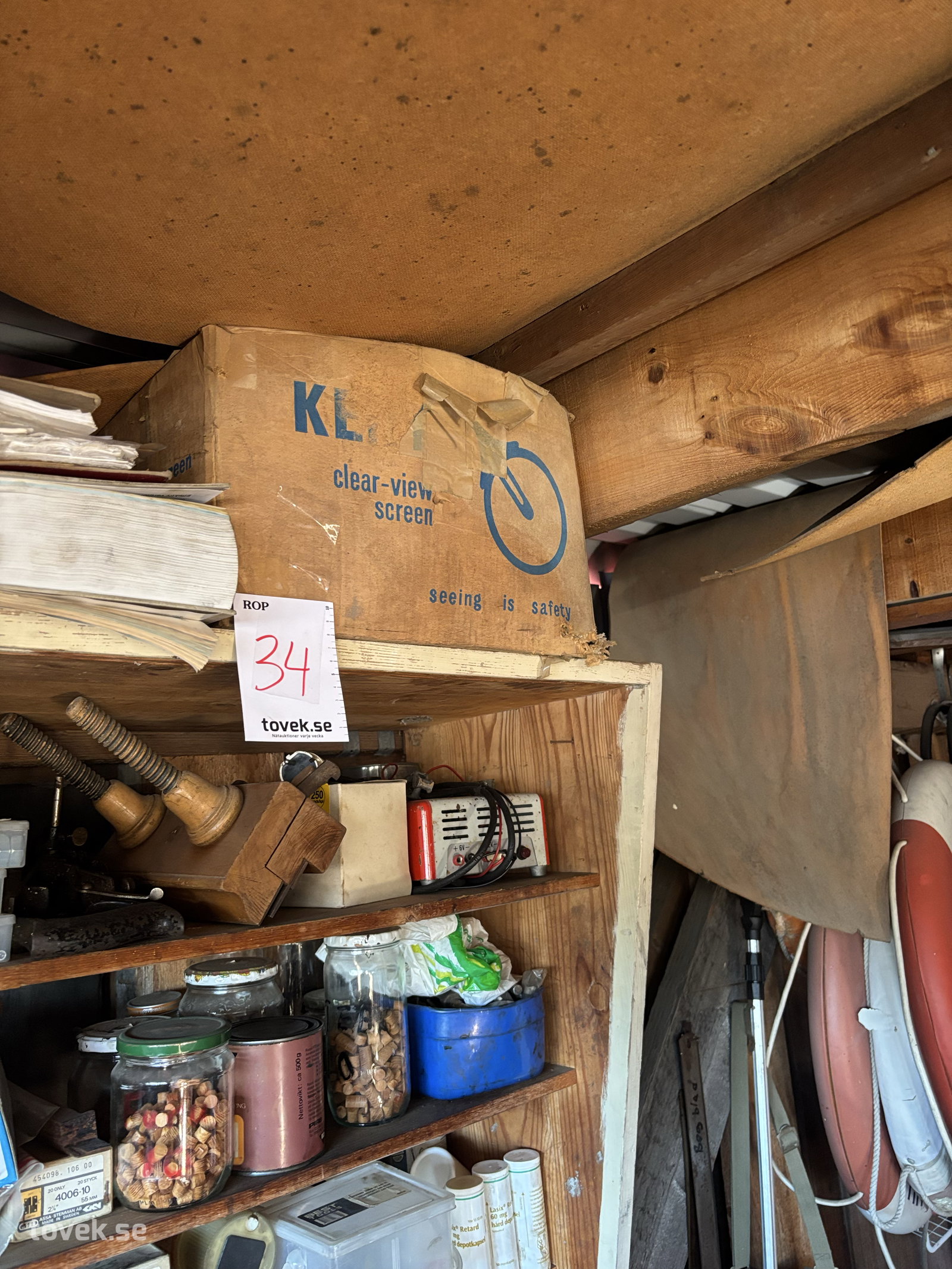 Klarsiktsruta på auktion i Söderhamn hos Toveks Auktioner