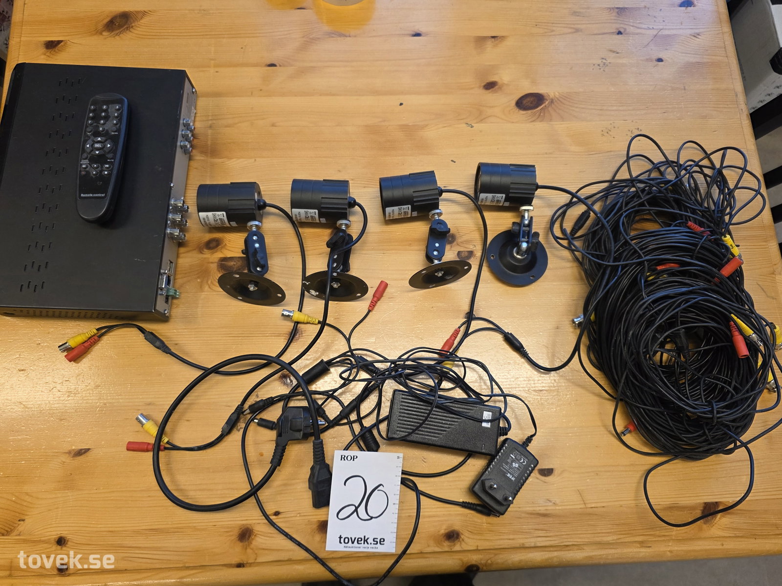 Kamerasystem K-Guard på auktion i Fagersta hos Toveks Auktioner
