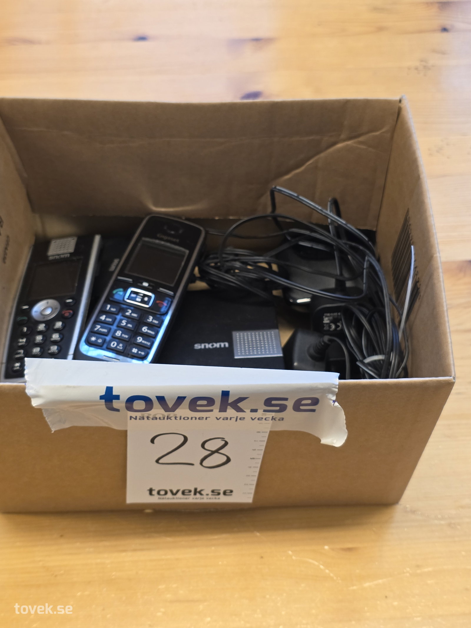 Telefonisystem på auktion i Fagersta hos Toveks Auktioner