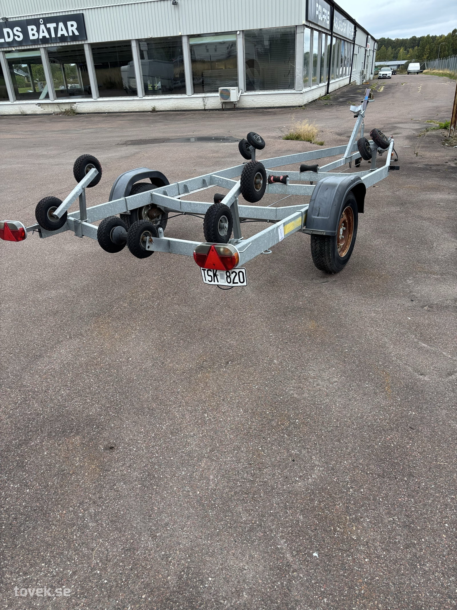 Släp TK Trailern BT 1500, 2003 på auktion i Borlänge hos Toveks Auktioner