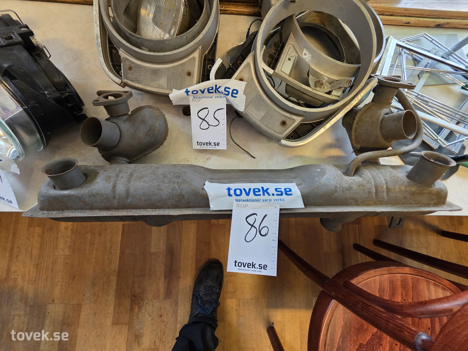 Ljuddämpare Volkswagen på auktion i Filipstad hos Toveks Auktioner