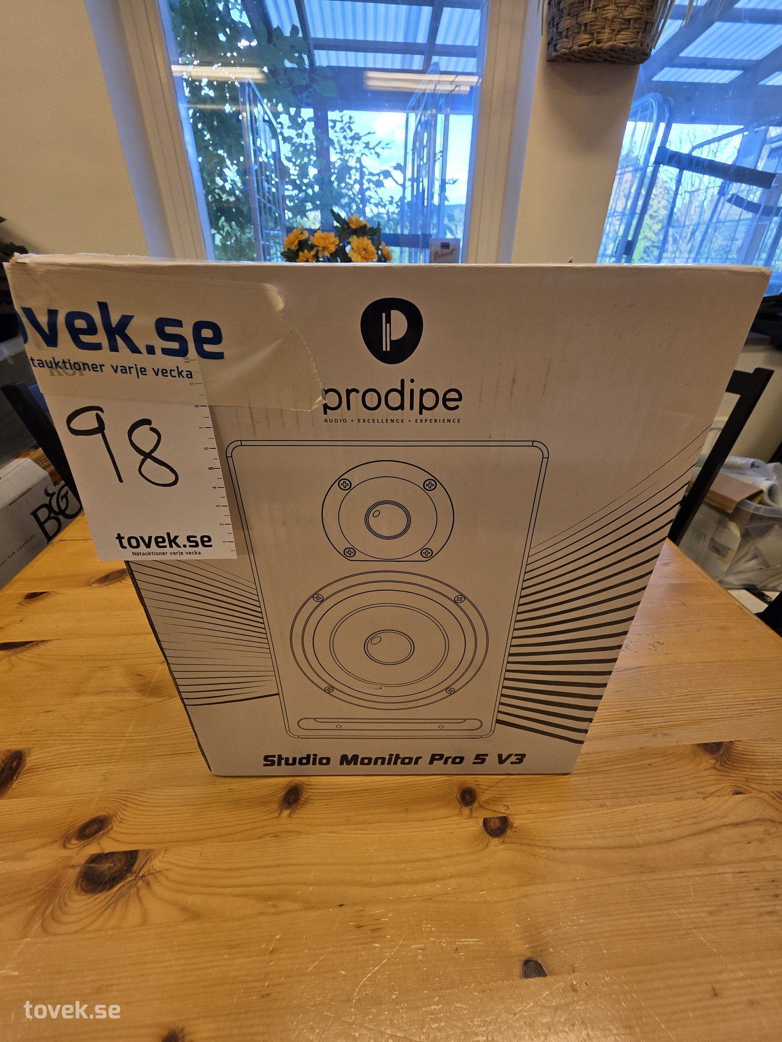 Studiohögtalare Prodipe Pro 5 V3 på auktion i Fagersta hos Toveks Auktioner