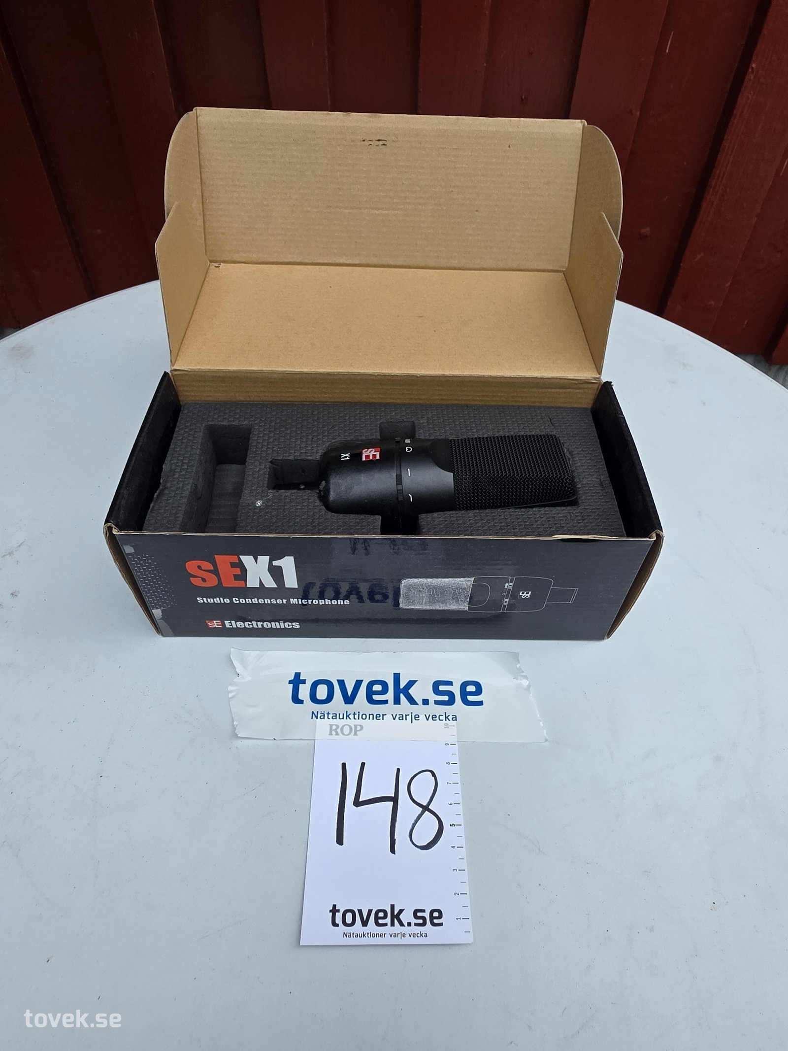 Mikrofon Sex1 på auktion i Hammarö hos Toveks Auktioner