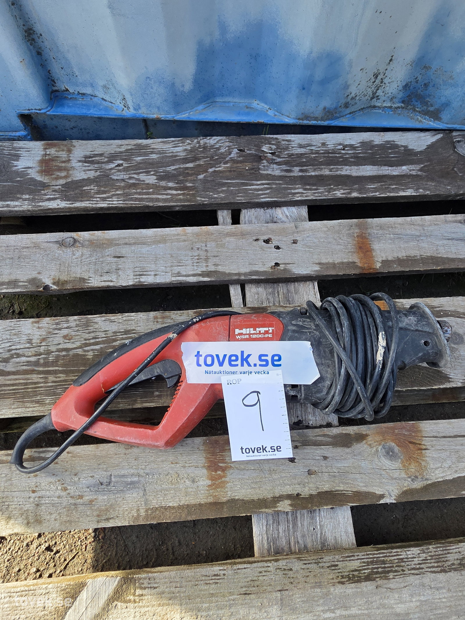 Tigersåg Hilti på auktion i Hammarö hos Toveks Auktioner