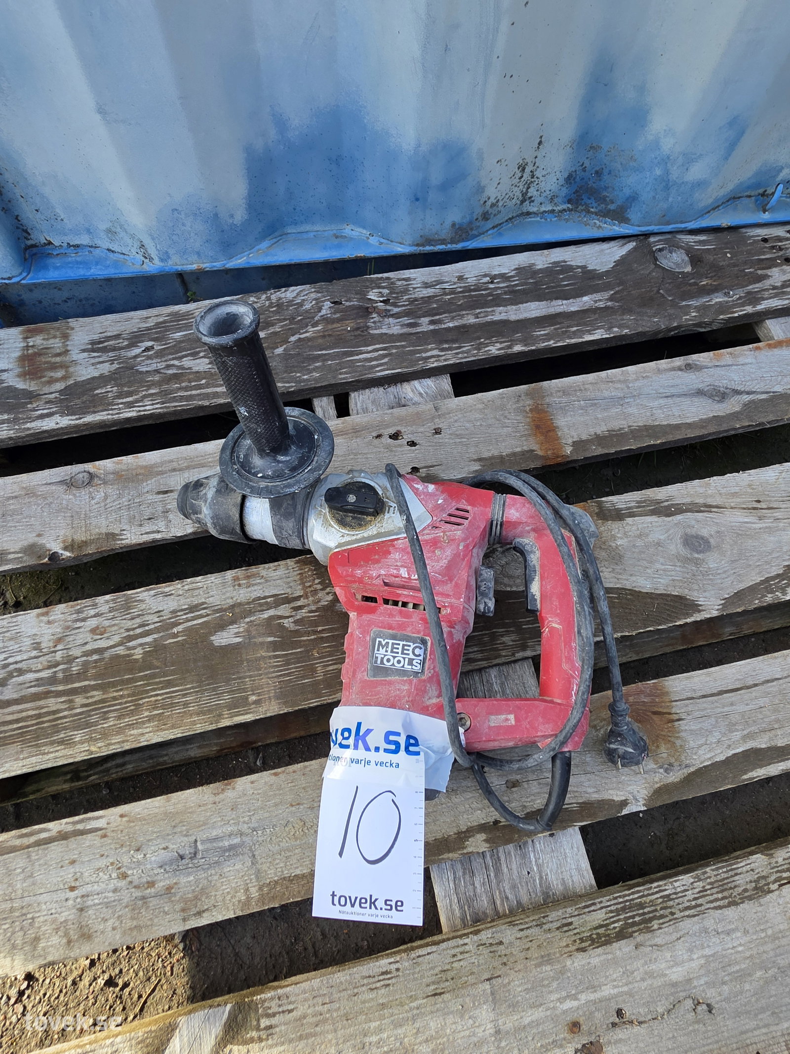 Borrhammare Meec Tools på auktion i Hammarö hos Toveks Auktioner