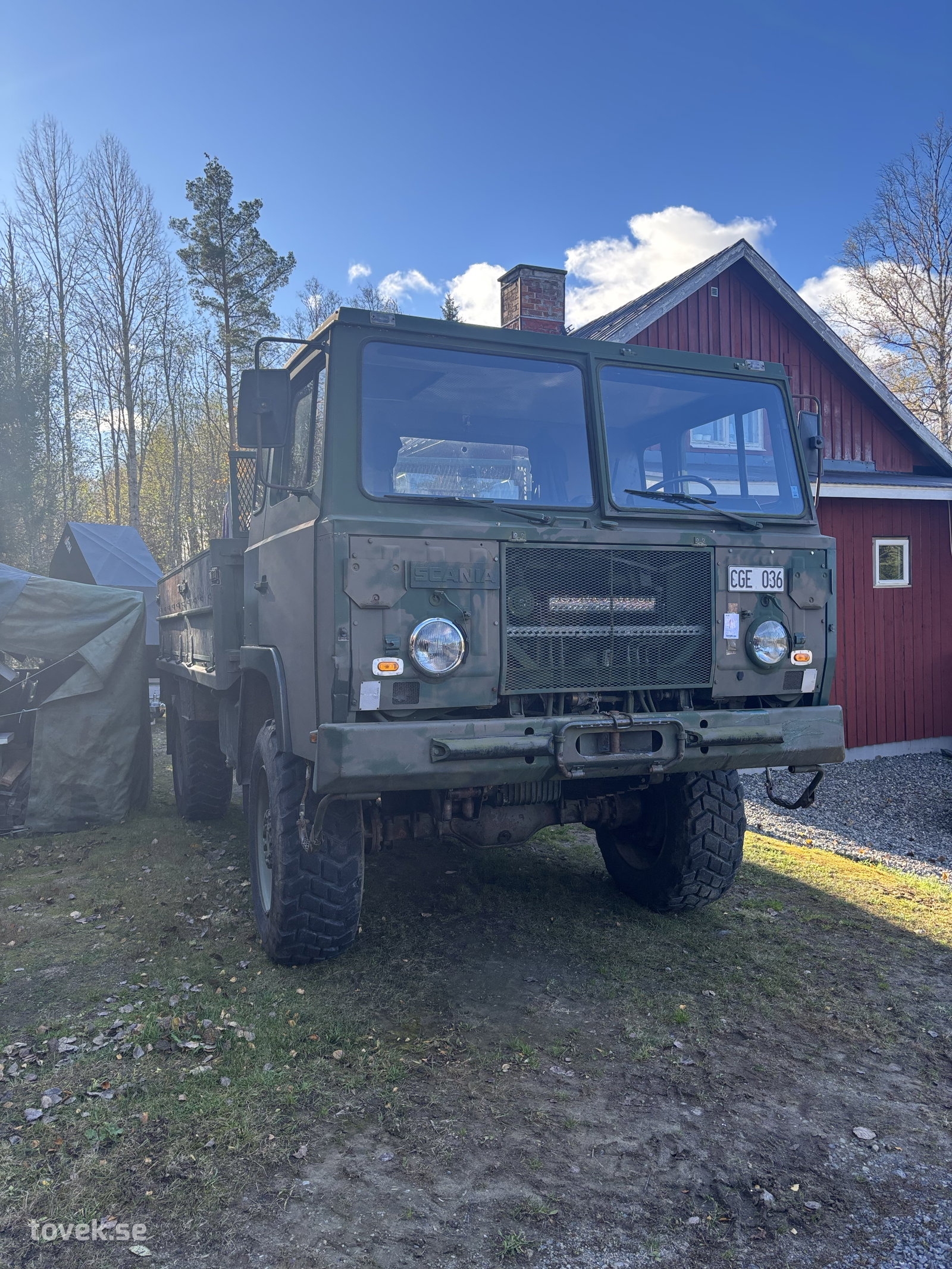 Terrängbil Scania SBA 111A 134, 1976