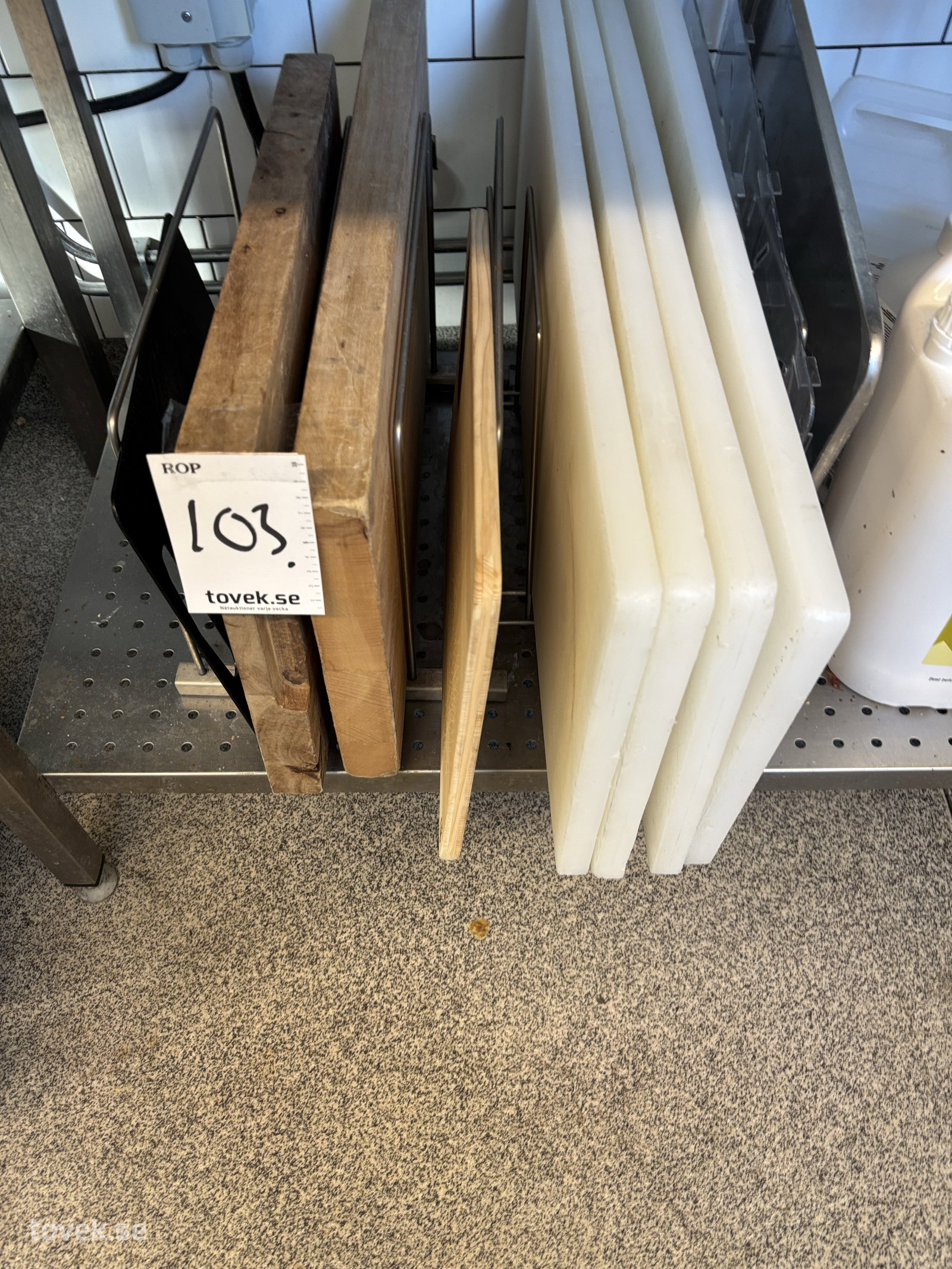 Skärbrädor inkl ställ