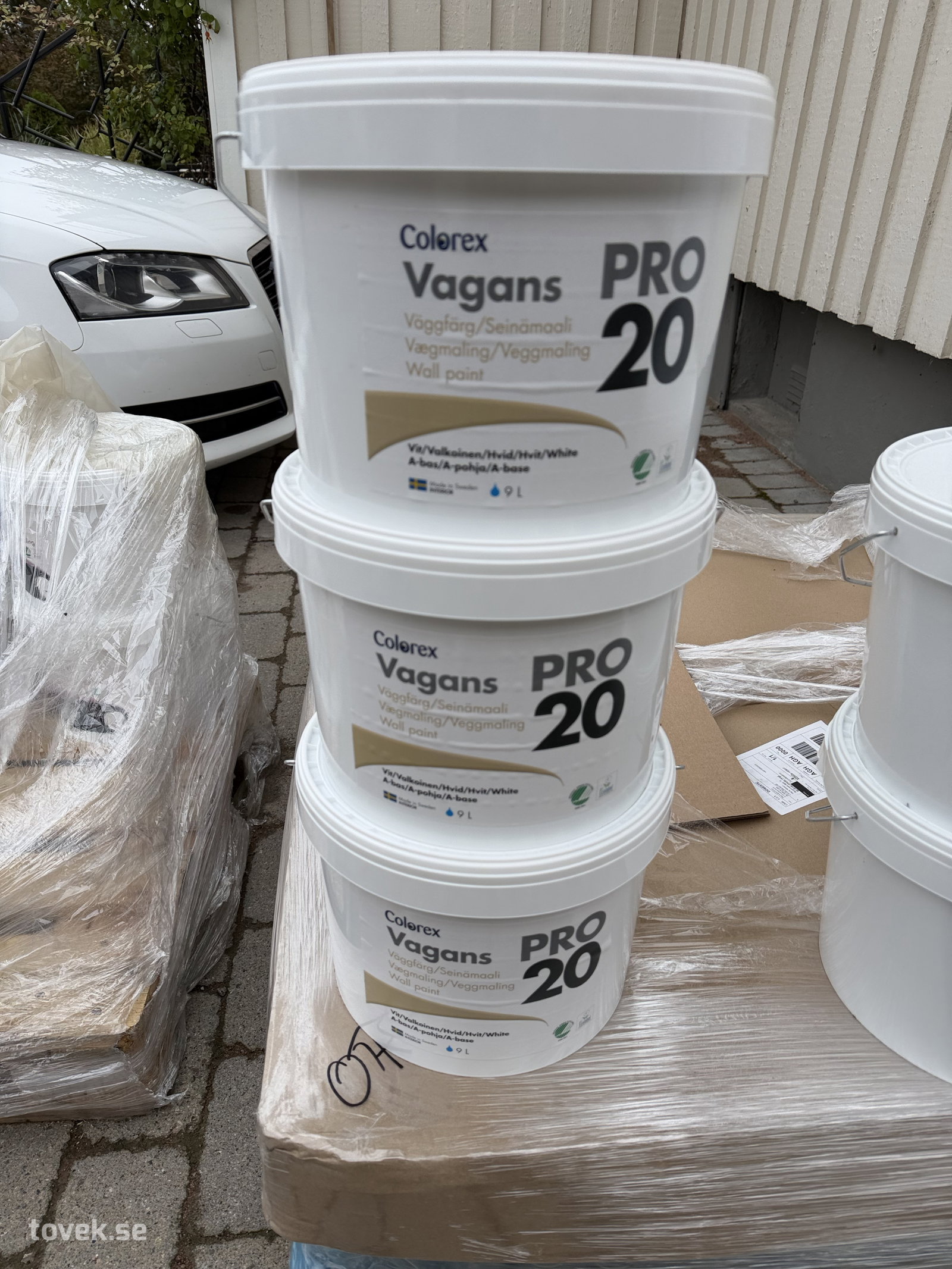Väggfärg Vagans Pro20. 3x9 liter
