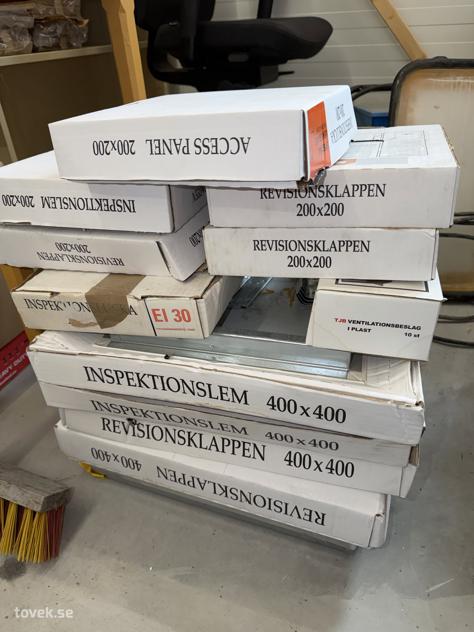 Inspektionsluckor och inspektionslemamar