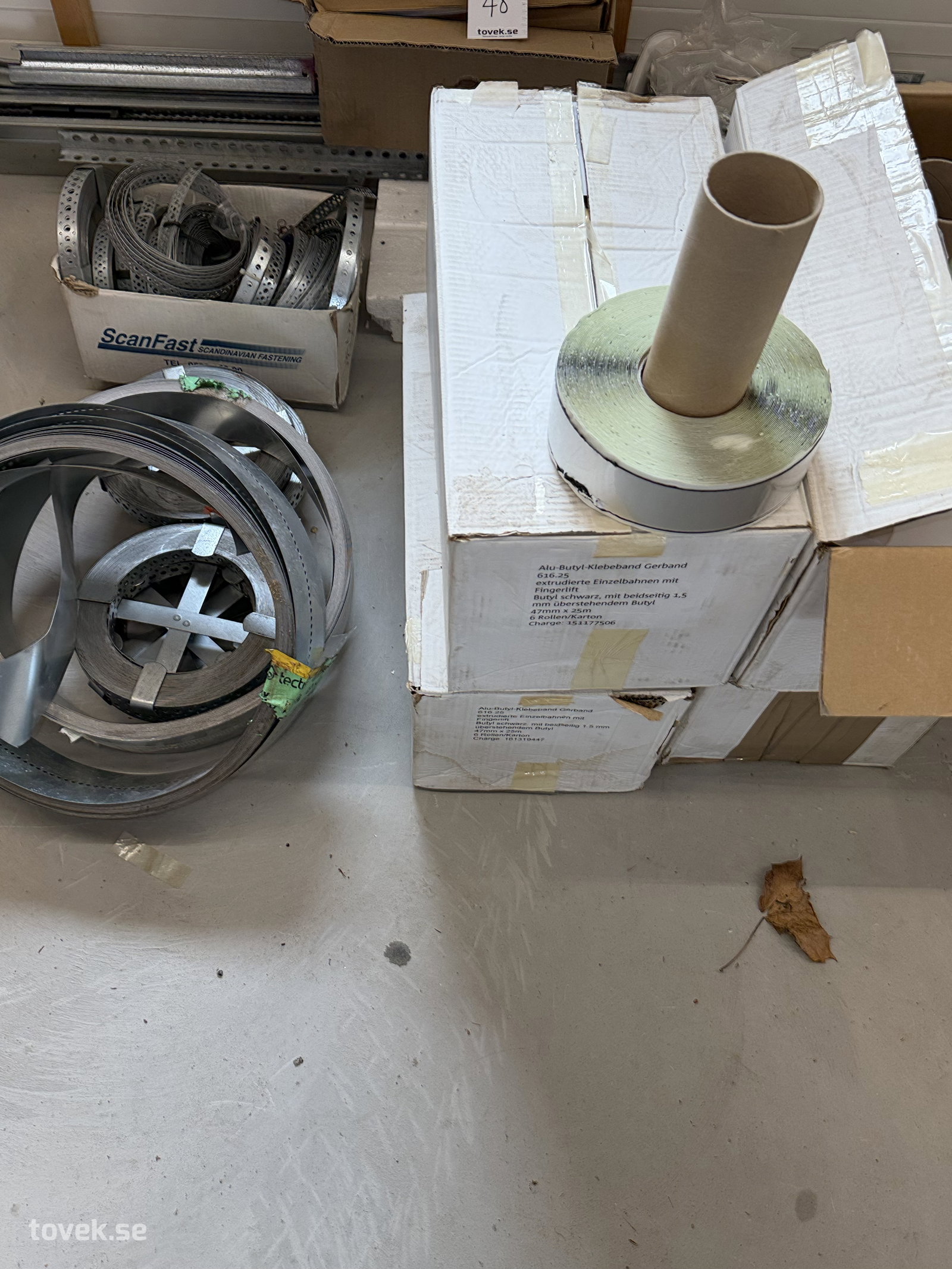 Hålband/montageband och Gerband 616.25 – aluminiumklädd butyltejp/tätningstejp