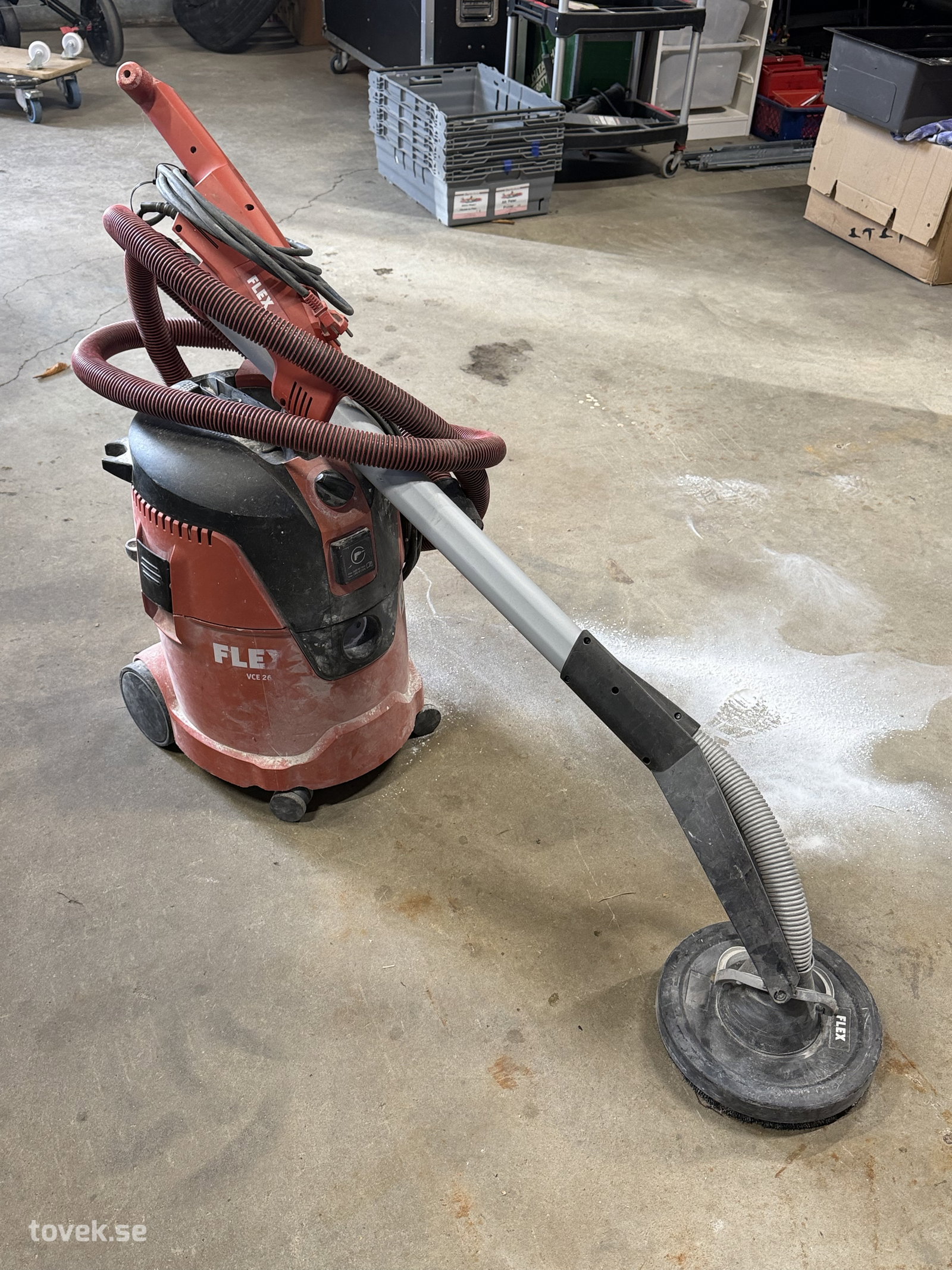 Giraffslip FLEX GE 5, med dammsugare FLEX VCE 26