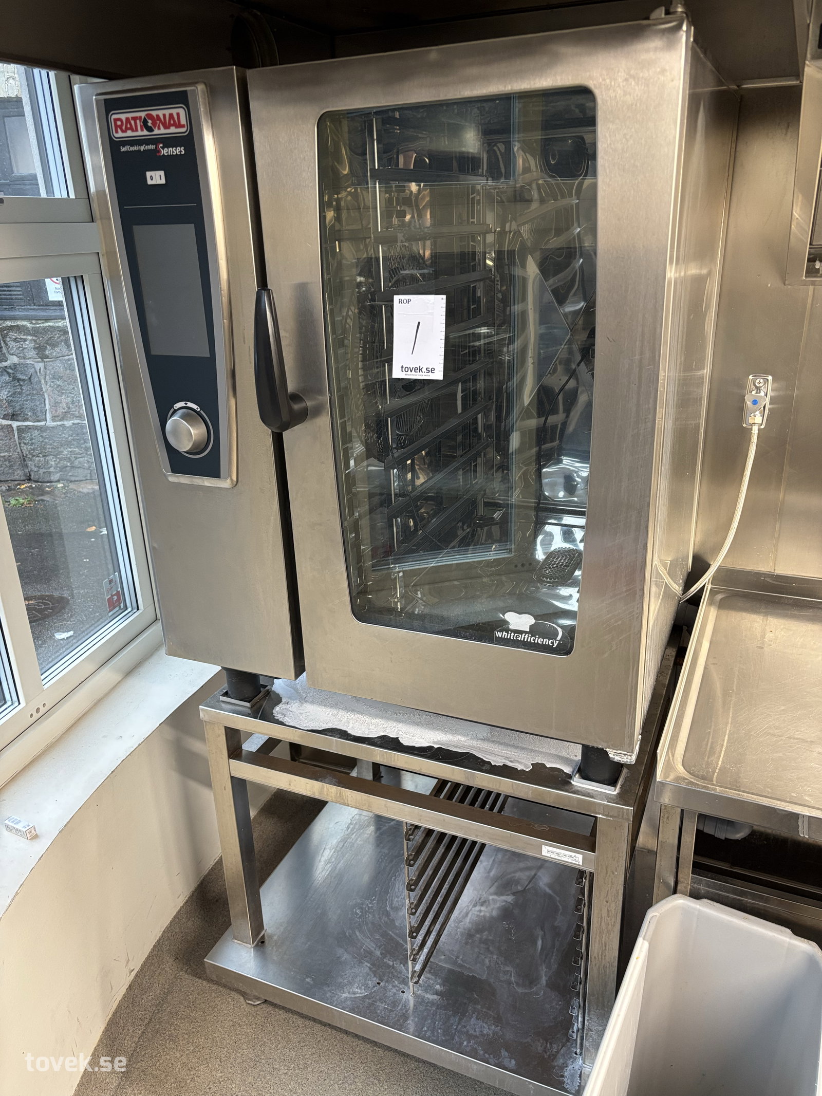 Kombiugn, Rational Self Cooking Center 5 Senses, med stativ